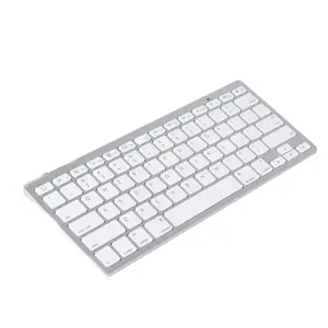 Mini clavier Bluetooth pour samsung galaxy tab s2, 9.7, blanc argent, meilleur vente en gros