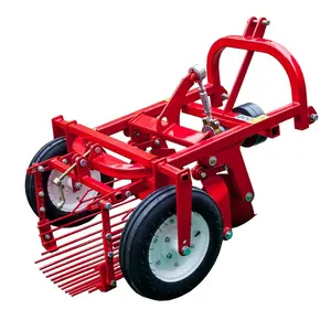 Tractor 3 puntos montado una fila combinar cosechadora de batatas con CE Kubota cosechadora precio máquina cosechadora de arroz 2 filas