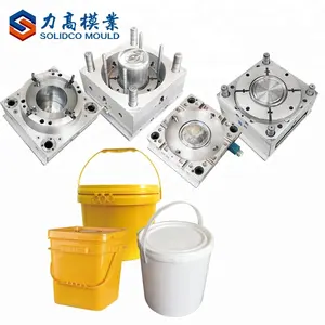 high quality BECU steel core customized multi liters plastic paint bucket mold