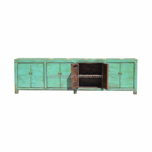 8 puertas de gabinete brillante buffet chino antiguo, muebles - Product Image 2