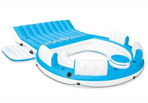 Prix d'usine, achat économique, qualité supérieure, radeau gonflable en PVC écologique pour 6 à 8 personnes, lacs et rivières, surf, pagaie, piscine - Product Image 2