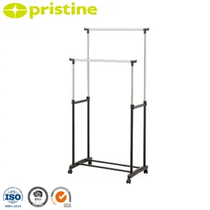 MIT household storage SALE shelf wholesale Taiwan household furniture adjustable metal clothes hanging rack for furniture