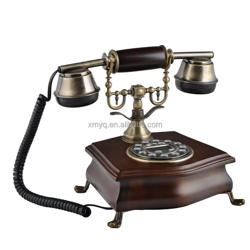 vintage goedkope mooie houten oude model telefoons vaste voor gift