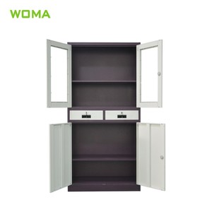 Tủ Hồ Sơ Kim Loại Với <span class=keywords><strong>2</strong></span> Ngăn Kéo Nội Thất Văn Phòng Nhân Viên Tủ Ngăn Kéo Thép - Product Image 3