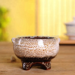Pots en céramique pour petits bonsaïs, design <span class=keywords><strong>original</strong></span>, nouveaux pots de fleurs de bureau, pots de fleurs décoratifs pour bureau et jardinières - Product Image 4