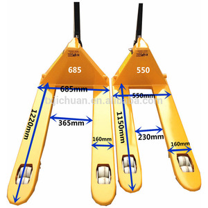 Fork <strong>lifter</strong> hydraulic hand manual pallet truck <strong></strong> trolley Jichuan new ceor iso900 1990-1995 - Product Image 2