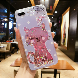 Flamingos Năng Động Lỏng Glitter Quicksand Điện Thoại Trường Hợp Bìa Cho <span class=keywords><strong>iPhone</strong></span> 6 6 s <span class=keywords><strong>7</strong></span> Cộng Với - Product Image 4