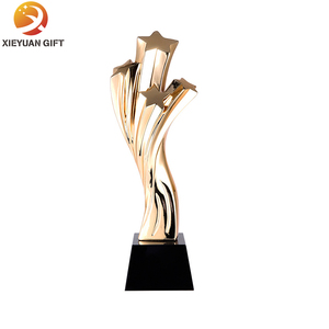 Oro antico in lega di zinco 3D sport personalizzate <span class=keywords><strong>uefa</strong></span> champions league trophy
