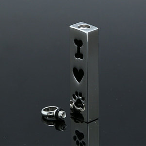 Gioielli di cremazione della stampa della <span class=keywords><strong>zampa</strong></span> del ricordo della cenere dell'urna dell'animale domestico all'ingrosso del pendente di Marlary - Product Image 4