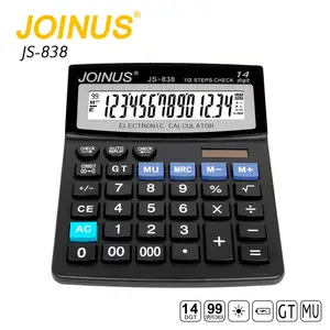 Solar Calculator Wholesale Promotion Price Gift Office Supply Business Electronic Solar Custom 14 Digits Calculator