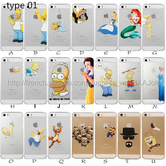 Creative Design Simpsons cas pour iPhone 6 4.7 polegada