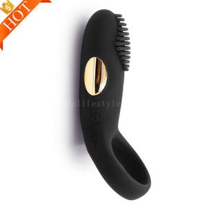 Scatola personalizzata gratuita-USB ricaricabile durata durata pene flessibile manicotto del pene anello maschio - Product Image 3