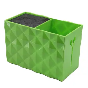 Scatola Porta Forbici <span class=keywords><strong>a</strong></span> Doppia Fila in Plastica Pratica Custodia per Forbici Professionali da Salone Barbiere Casa Strumenti per Parrucchieri in Materiale Acrilico - Product Image 1