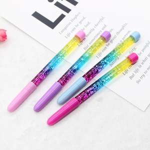 Kreativer Schreibwaren-Gelstift in Form eines Feenstabes mit flüssigem Glitzer-Treibsand, Zauberstab-Stift - Product Image 2