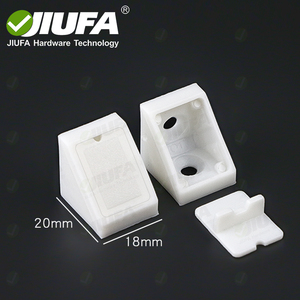 JIUFA Furniture Hardware <strong>Plastic</strong> <strong>Corner</strong> Connecter Angle Joint <strong>Bracket</strong> - Product Image 4