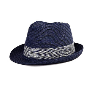 Paille Fedora Panama <span class=keywords><strong>Chapeau</strong></span> de Soleil <span class=keywords><strong>Chapeau</strong></span> De Plage D'été <span class=keywords><strong>Cubain</strong></span> <span class=keywords><strong>Chapeau</strong></span> Trilby - Product Image 5