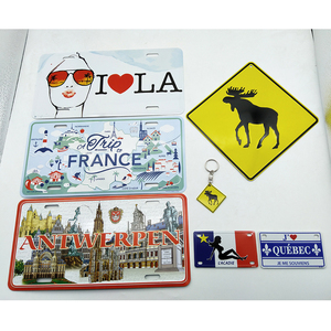 Motocicleta decorativa personalizada/accesorios para matrícula de coche europeo EE. UU. Número de coche en blanco - Product Image 3
