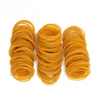 Высококачественные Экологичные эластичные резиновые ленты диаметром 1,5 дюйма, натуральные желтые резиновые ленты