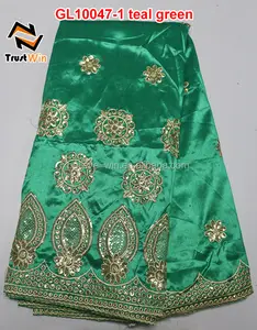 China hot style raw silk embroidered indian georges GL10047