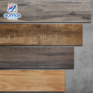 Carrelage en céramique européen Sunnda 20x100 CE ressemblant à un parquet gris - Product Image 1
