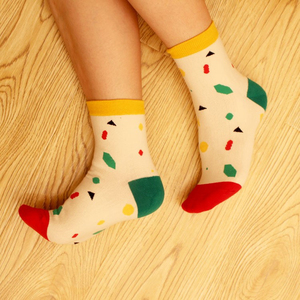 Moda primavera y otoño invierno de las mujeres espesar algodón <span class=keywords><strong>dibujos</strong></span> <span class=keywords><strong>calcetines</strong></span> de frutas - Product Image 1