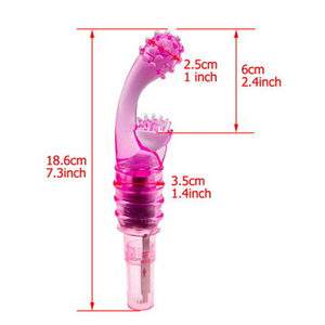 Vibratore per le dita clitoride impermeabile G spot orgasmo Squirt massaggiatore pennello Vibe Rocket pocket Vibrator