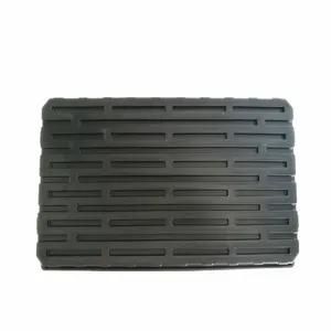 Biji Starter Tray, Nampan Hidroponik Tanaman Plastik Hitam 10*20 Inci untuk Pakan Rumput