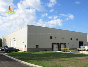 Toppre Chi Phí Thấp Kết Cấu Thép Nhà Kho Nhà Xây Dựng Nhà Kế Hoạch Ngoài Trời Đúc Sẵn Nhanh Chóng Xây Dựng Nhà Kho Hội Thảo Trung Quốc - Product Image 1