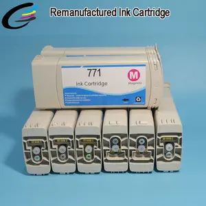 771 Compatible Cartridge for HP Designjet Z6200 Printer Cartridges with Chip 771