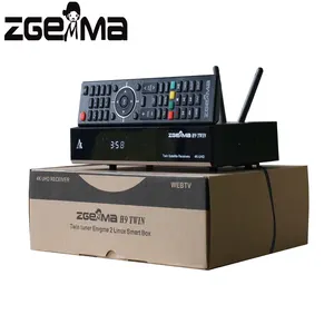 DVB-S2X + S2X Twin Tuner ZGEMMA H9 DOPPIA CON LETTI SINGOLI 4 K UHD Linux OS E2 Digitale Satellitare/Combo Ricevitore 2 * Ci + 2 * WiFi Interno