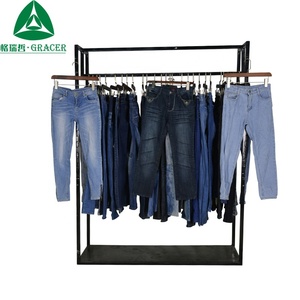 <span class=keywords><strong>Jeans</strong></span> usati di alto livello all'ingrosso di seconda mano vestiti dell'usato ordinati per i <span class=keywords><strong>Jeans</strong></span> del negozio dell'usato di seconda mano - Product Image 4