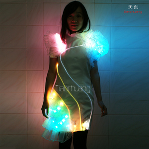 Vestido latino de la danza Irlandesa LED programable - Product Image 3