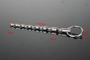 5*130mm medizinische METALL kleine klassische Penis Plug Perlen Sexshop - Product Image 3