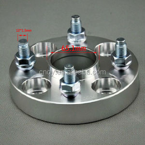 1 paire d'adaptateurs d'espacement <span class=keywords><strong>de</strong></span> <span class=keywords><strong>roue</strong></span> 1 po (25 mm) 4x108 65,1 CB avec goujons 12x1,5 - Product Image 3