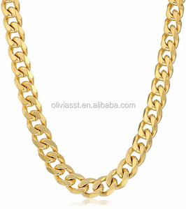 Olivia declaración de moda de plata grande de acero inoxidable 316l collar de cadena hip hop - Product Image 6