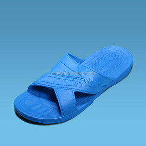Zapatillas antiestáticas de <span class=keywords><strong>PVC</strong></span> para fabricación de alimentos, suela antiestática, color azul, <span class=keywords><strong>esd</strong></span>, unsix - Product Image 2