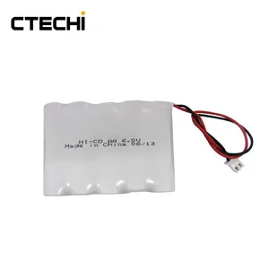 CTECHi AA size rechargeable 6V NICD battery pack