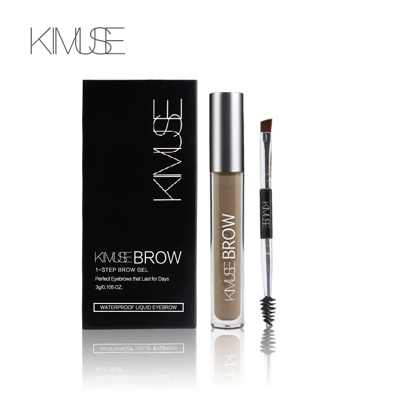Kimuse — Gel de maquillage pour les sourcils, produit de maquillage parfait en 2 minutes, disponible en noir, brun, crayon à sourcils