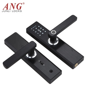 Apartamento casa Hotel WIFI bluetooth control de <span class=keywords><strong>Google</strong></span> y tuya app de huella digital cerradura de la puerta digital con cámara - Product Image 6