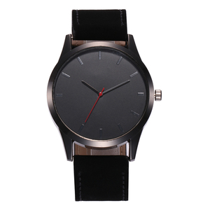 Orologio al quarzo con quadrante grande alla moda <span class=keywords><strong>orologi</strong></span> sportivi in pelle da uomo orologio da polso <span class=keywords><strong>di</strong></span> alta qualità (muslimah) - Product Image 2