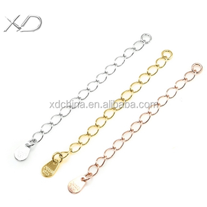 XD Factory wholesale P179 925 Sterling Silver <strong>Necklace</strong> <strong>Extender</strong> 925 Silver Extension Chain 925 Sterling Silver Growth Chain - Product Image 6