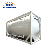 Silos à ciment en vrac de marque chinoise JSXT, conteneur ISO de 20 pieds, 24 m³, 2,2 bars, transport multimodes, température maximale de 80 °C, modèle JSX2026CBT