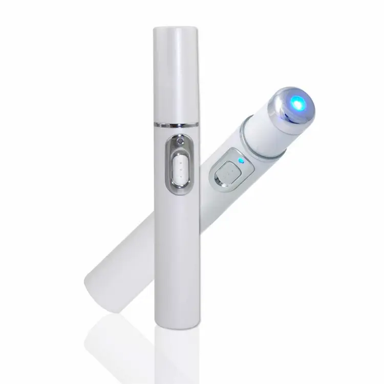 Портативная лазерная терапия с синим светом, инструменты для лечения акне, ручка для удаления акне