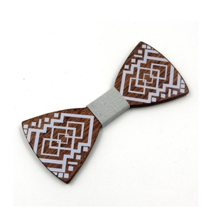 Vente en gros d'accessoires personnalisés de haute qualité pour hommes, nœud papillon drôle pour événement de mariage, flèches pour hommes, nœud papillon en bois en bois - Product Image 5