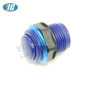 Round 28mm push button Switch Blue red yellow green Button for Arcade Cabinet DIY