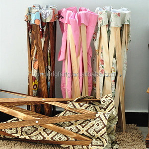 Folding <strong>Laundry</strong> <strong>Basket</strong> <strong>Wood</strong> - Product Image 6