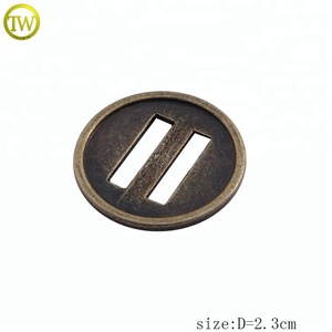 Round Shape Coat Conchos <strong>Button</strong> Sewing Clothing Accessory Zinc Alloy Metal Holes <strong>Button</strong> for <strong>Suit</strong> - Product Image 2
