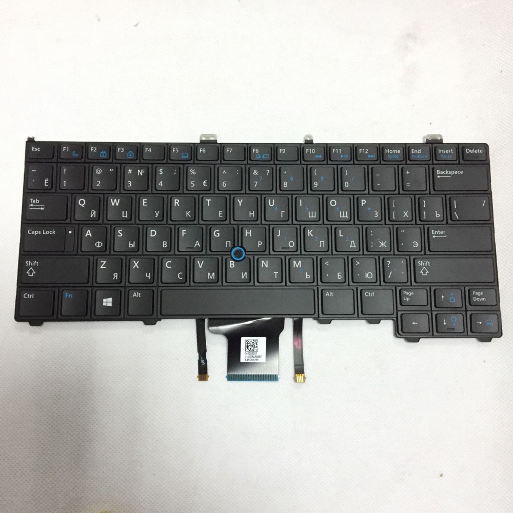 Новый ноутбук клавиатура для Dell Latitude 7000 E7240 E7440 RU клавиатура