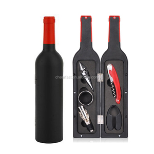 Cao Cấp Bar Công Cụ Phụ Kiện Rượu Vang Corkscrew Kit Thép Không Gỉ Kim Loại 5 Cái Rượu Vang Phụ Kiện Bộ Quà Tặng Trong Chai Hình - Product Image 6