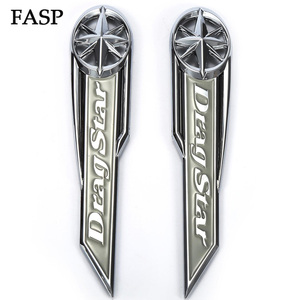 Per <span class=keywords><strong>Yamaha</strong></span> Drag Star <span class=keywords><strong>XV</strong></span> Vstar XVS <span class=keywords><strong>moto</strong></span> 3D Emblem decalcomanie adesivi serbatoio Gas - Product Image 1